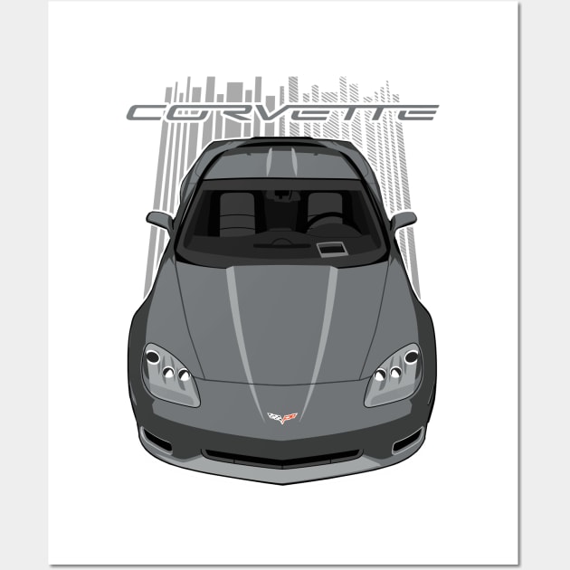 Corvette C6 - Grey Wall Art by V8social